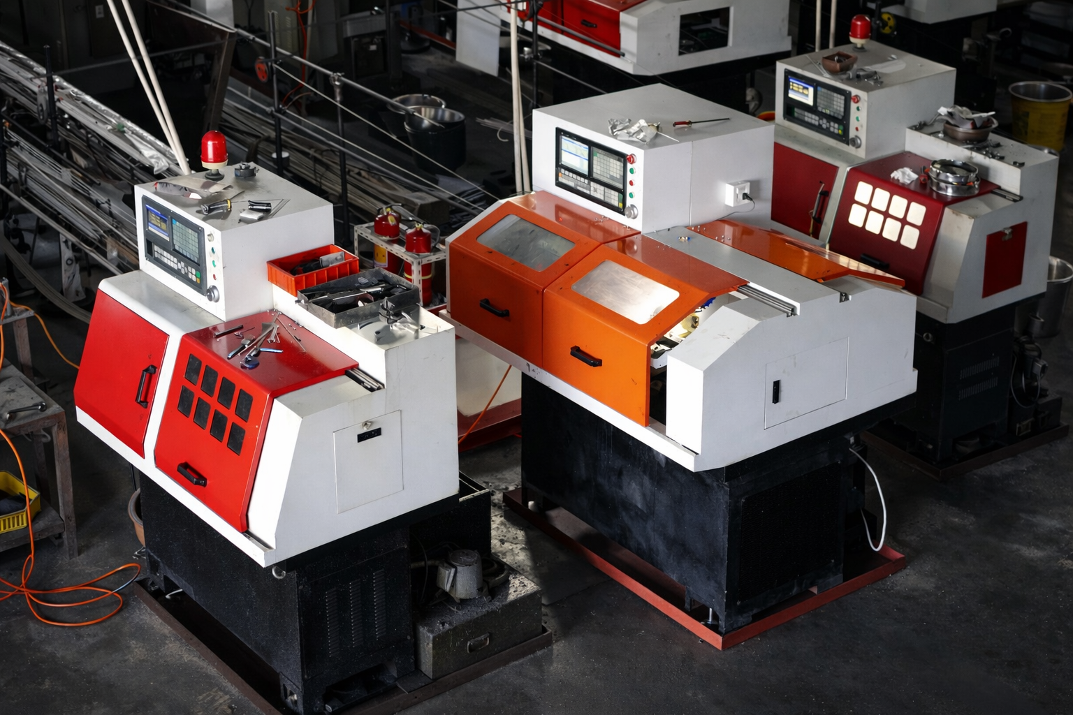 Swiss-type CNC automatic lathes for titanium parts